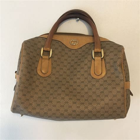 gucci brown vintage bag|authentic vintage Gucci bag.